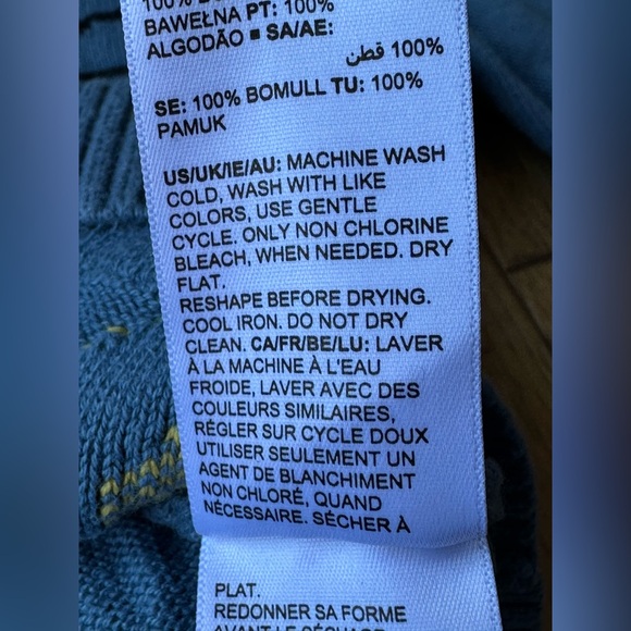 Amazon Essentials Blue Cat Girls Pullover Crewneck Sweater size Medium 8 - Picture 7 of 9